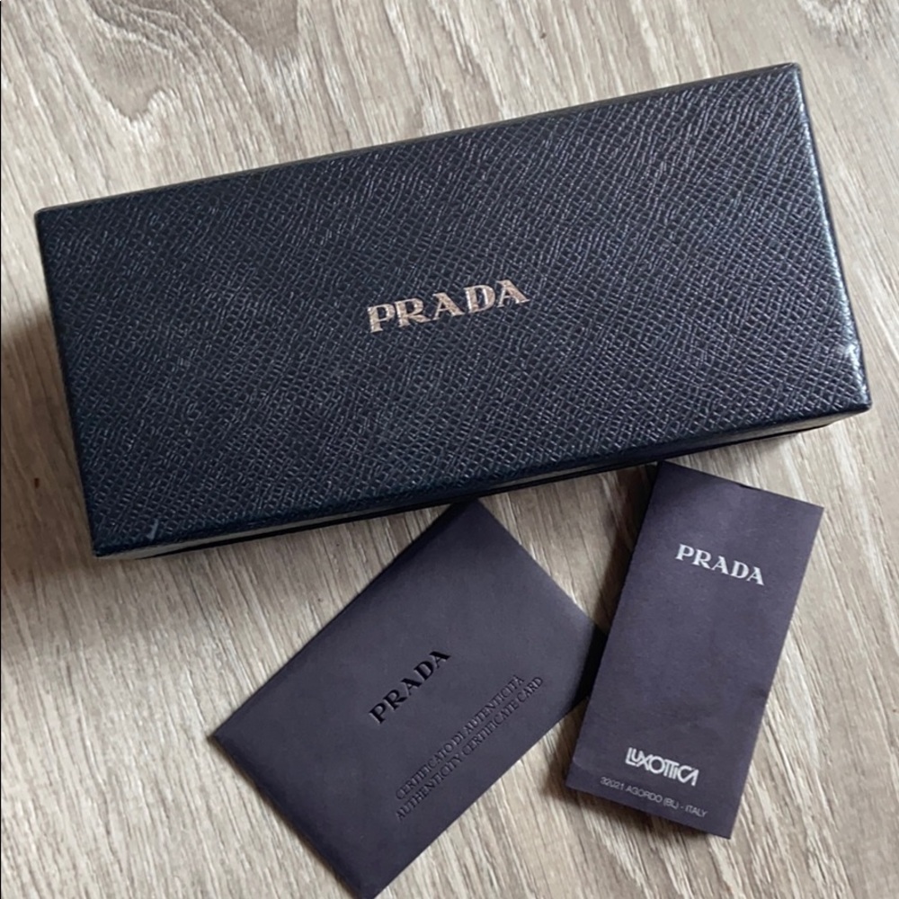 Authentic Prada Sunglasses Box, more